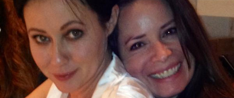 Shannen Doherty e Holly Marie Combs se encontram