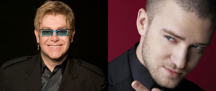 Elton John quer ser interpretado por Justin Timberlake em sua cinebiografia