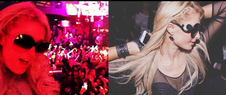 Paris Hilton curte balada em Las Vegas