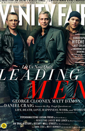 George Clooney e Daniel Craig são capa da <I>Vanity Fair</i>
