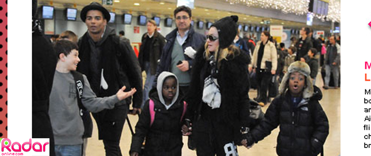Depois de descanso, Madonna deixa a Suíça