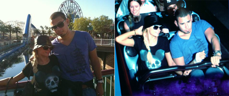 Paris Hilton vai à <i>Disney</i> acompanhada por Afrojack