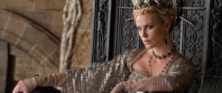 Charlize Theron posa em trono em <I>Branca de Neve e o Caçador</i>