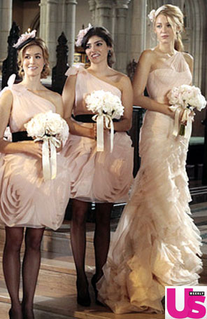 Saiba detalhes dos vestidos das damas de honra de Blair Waldorf