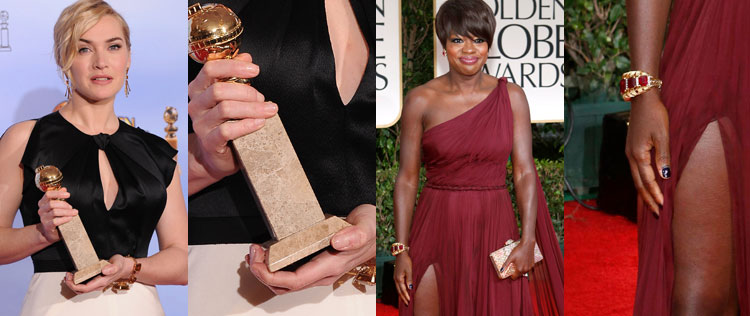 Saiba detalhes do esmalte de Kate Winslet no <i>Globo de Ouro</i>