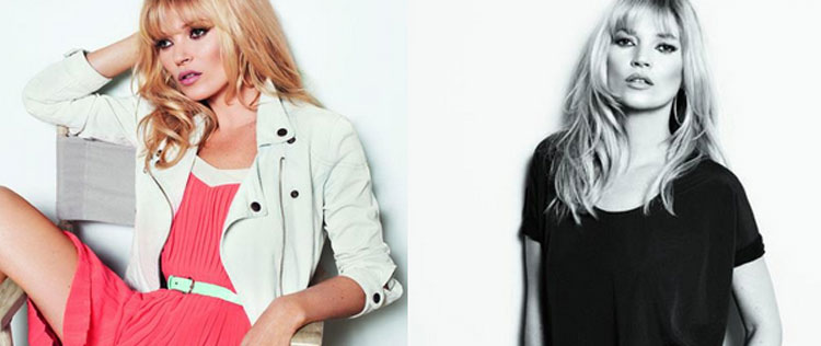 Veja primeiras imagens de Kate Moss para a <i>Mango</i>