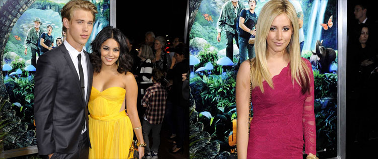 Vanessa Hudgens curte <i>première</i> com o namorado