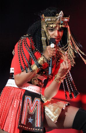 Madonna está furiosa com a cantora M.I.A