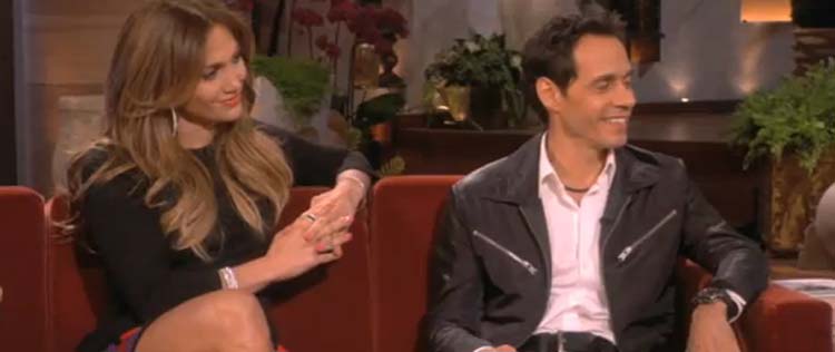 Jennifer Lopez e <i>ex</i> são entrevistados juntos em programa de TV