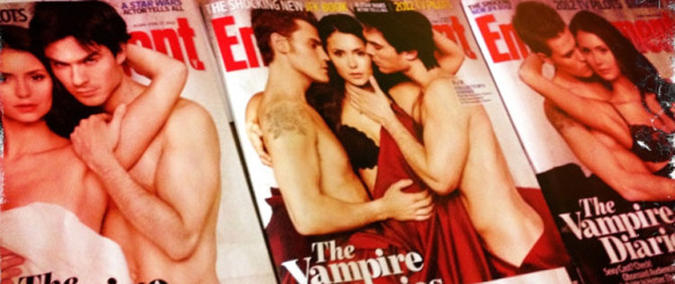 Ian Somerhalder diz que estava sem roupas em sessão de fotos
