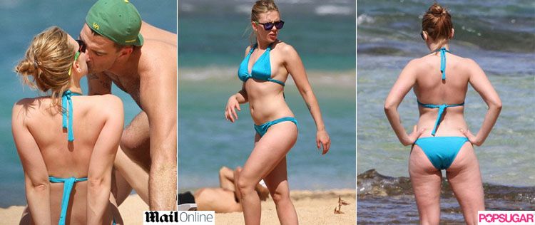 Scarlett Johansson beija <I>affair</i> em praia no Havaí
