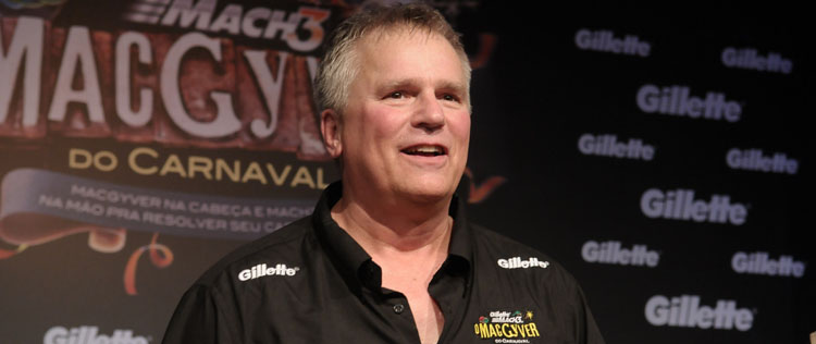 Intérprete de MacGyver chega ao Brasil