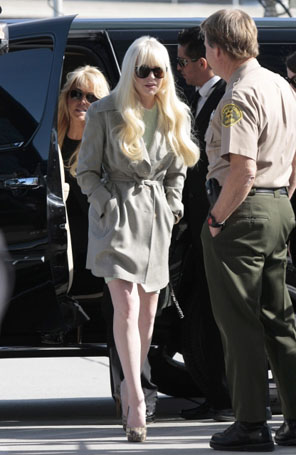 Lindsay Lohan volta a ser elogiada em audiência