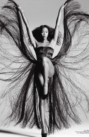 Naomi Campbell encarna Tina Turner em ensaio