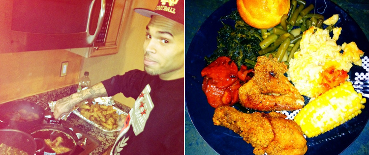 Chris Brown mostra seu lado cozinheiro na <i>internet</i>