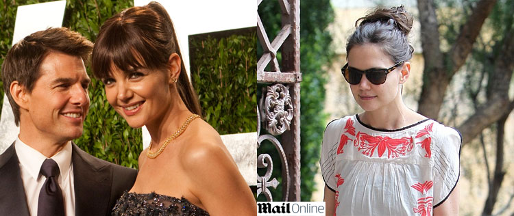 Katie Holmes não cortou franja