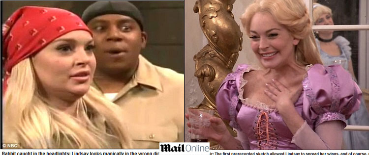 Performance de Linday Lohan no <i>SNL</i> é criticada