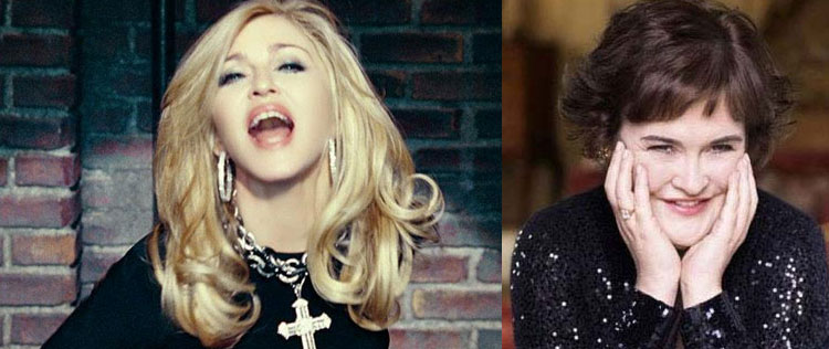 Madonna não autoriza Susan Boyle a cantar <i>hit</i> dos anos 90