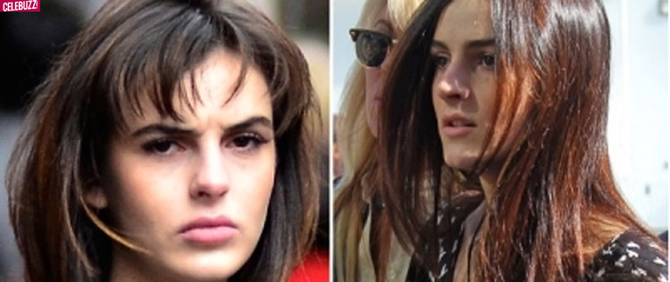 Irmã de Lindsay Lohan aparece com franja e madeixas mais curtas
