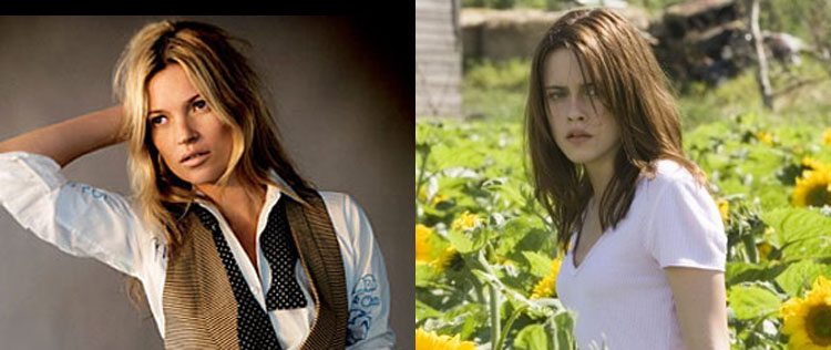 Kristen Stewart e Kate Moss farão dueto