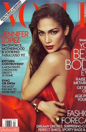 Jennifer Lopez estampa a <i>Vogue</i> norte-americana