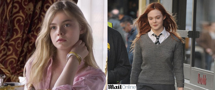 Elle Fanning está ruiva