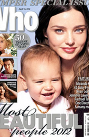 Miranda Kerr faz ensaio com o filho para edição das pessoas mais belas