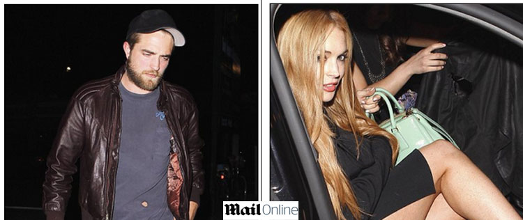 Robert Pattinson frequenta o mesmo clube noturno que Lindsay Lohan