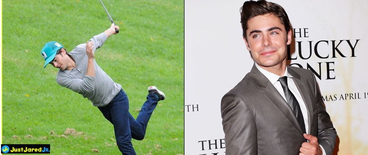 Zac Efron joga golfe e brilha em <i>première</i> na Austrália