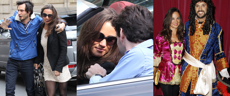 Pippa Middleton vai à festa e é flagrada com três homens misteriosos