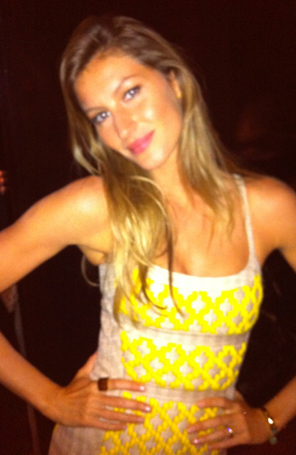 Modelo diz que tem uma queda por Gisele Bündchen