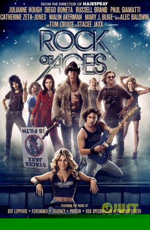 Tom Cruise exibe a barriga em novo pôster de <i>Rock of Ages</i>