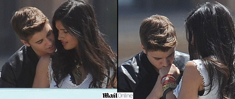 Justin Bieber grava vídeo com sósia de Selena Gomez