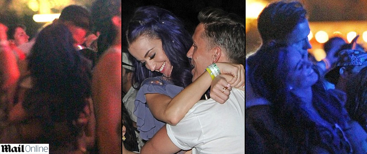 Katy Perry beija guitarrista
