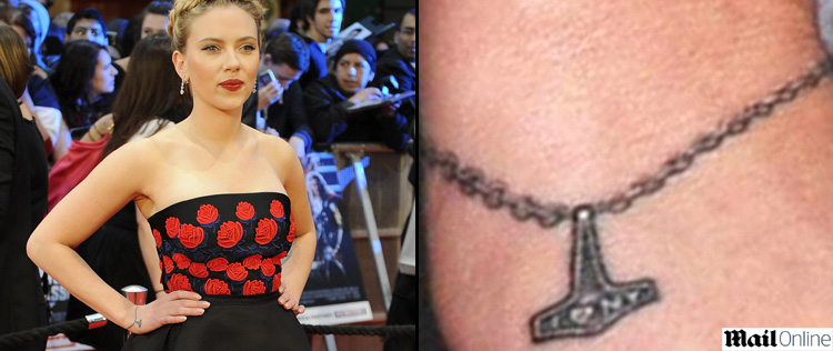 Saiba o que significa a nova tatuagem de Scarlett Johansson