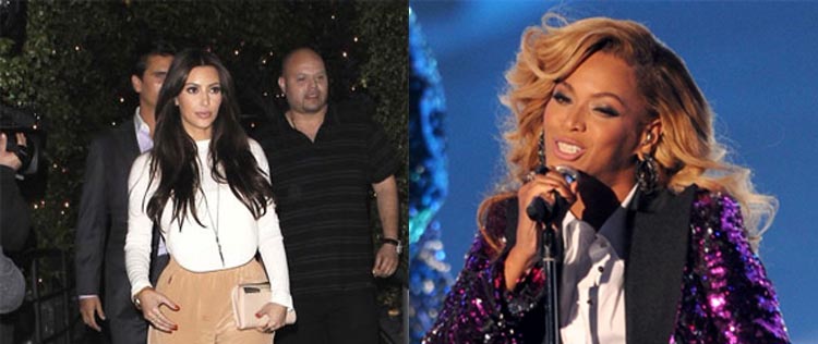 Beyoncé não quer sair na mesma foto que Kim Kardashian, diz <i>site </i>