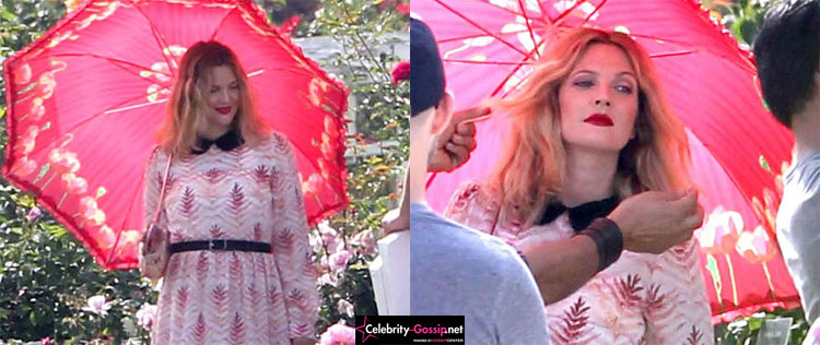 Supostamente grávida, Drew Barrymore participa de ensaio fotográfico