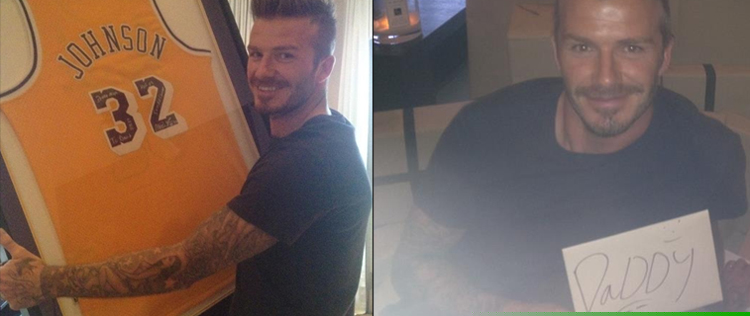 David Beckham posta fotos de seu aniversário