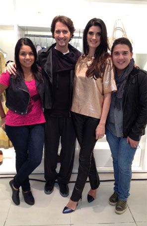 Isabella Fiorentino posta foto nos bastidores do <i>Esquadrão da Moda</i>