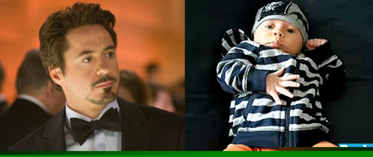Robert Downey Jr. mostra foto do segundo filho e explica o significado de seu nome