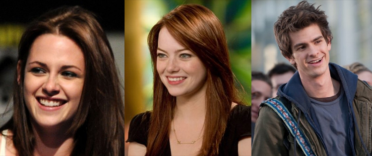 Kristen Stewart, Emma Stone e Andrew Garfield apresentarão o <i> MTV Movie Awards</i>