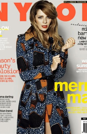 Mischa Barton posa para revista coreana