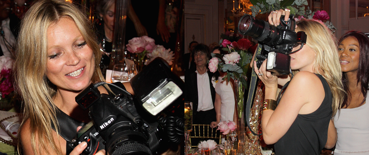 Kate Moss decide ser fotógrafa por uma noite