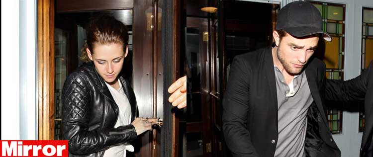 Kristen Stewart e Robert Pattinson ficam até as cinco da manhã em festa