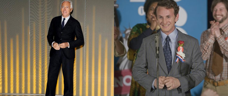 Giorgio Armani e Sean Penn planejam jantar beneficente