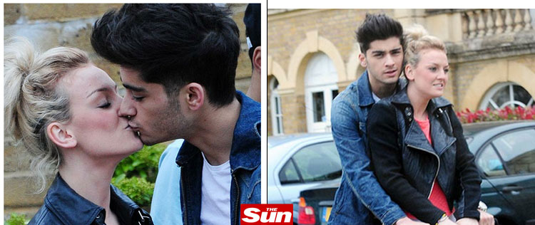 Zayn Malik, do <i>One Direction</i>, é visto aos beijos