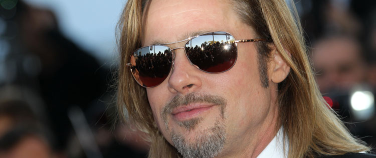 Brad Pitt usa óculos de mais de dois mil reais em Cannes