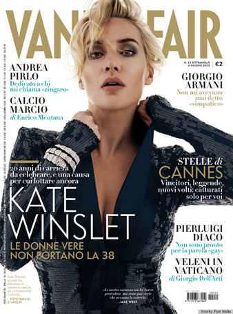 <i>Sou grata pelas minhas nádegas</i>, diz Kate Winslet
