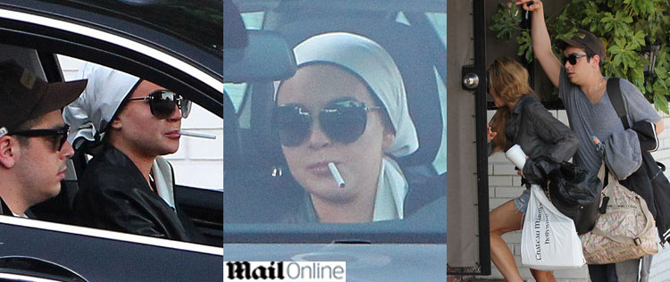 Lindsay Lohan é flagrada em hotel com homem misterioso