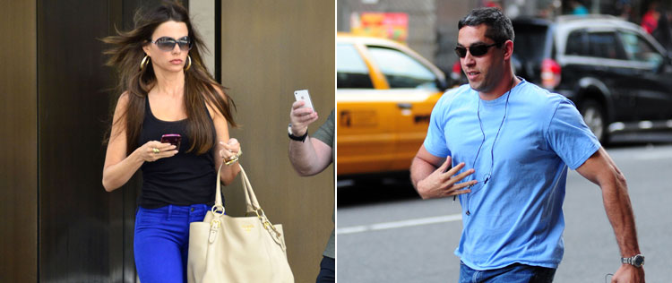 Sofia Vergara se encontra com ex-namorado em restaurante